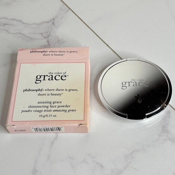 Philosophy Amazing (Color Of) Grace Shimmering Face Powder Compact 0.35oz SEALED - Picture 2 of 4